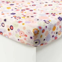 Carré Blanc Drap housse pur coton Psyché| Draps Housse