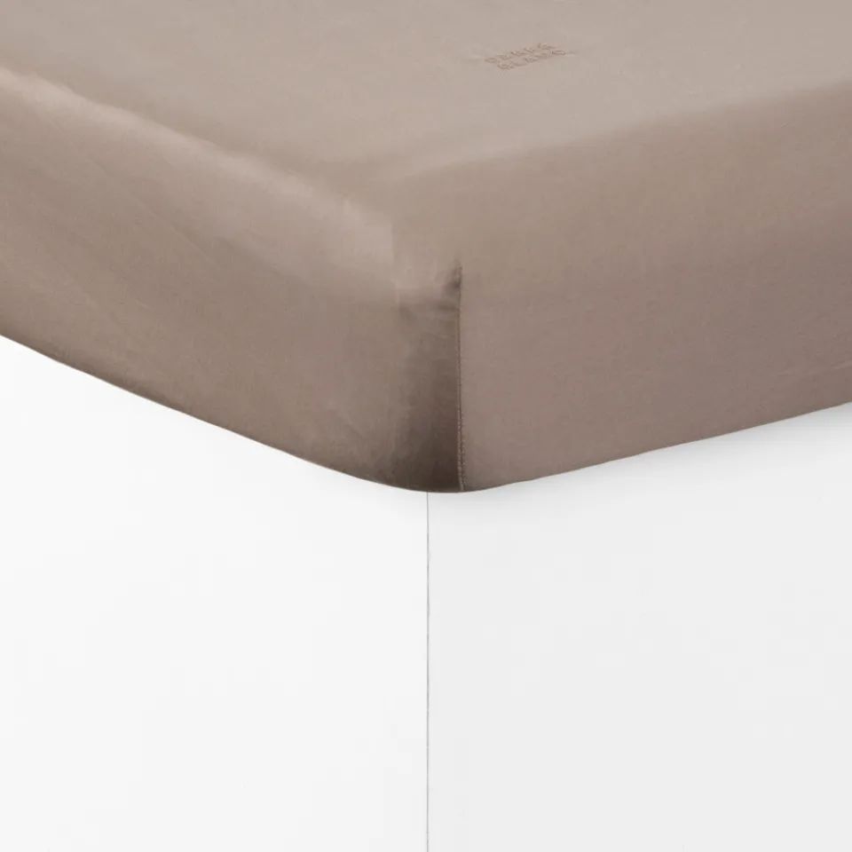 Carré Blanc Drap housse satin de coton Aura| Draps Housse