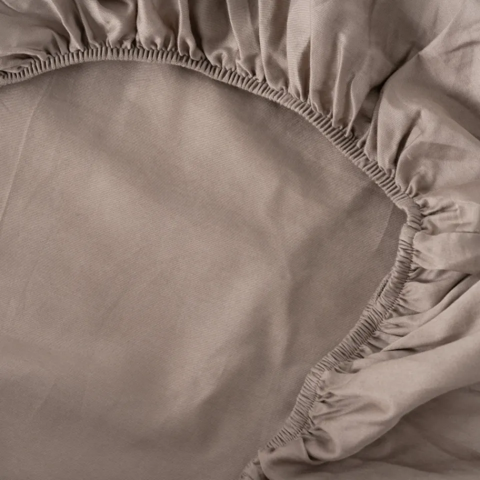 Carré Blanc Drap housse satin de coton Aura| Draps Housse