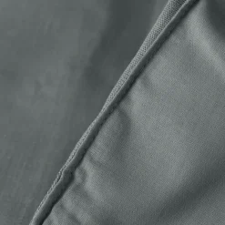 Carré Blanc Edredon lin et coton lavé Songe kaki cendré| Plaids Et Couvre-lits|Plaids