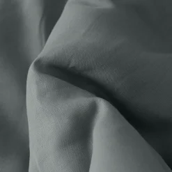 Carré Blanc Edredon lin et coton lavé Songe kaki cendré| Plaids Et Couvre-lits|Plaids