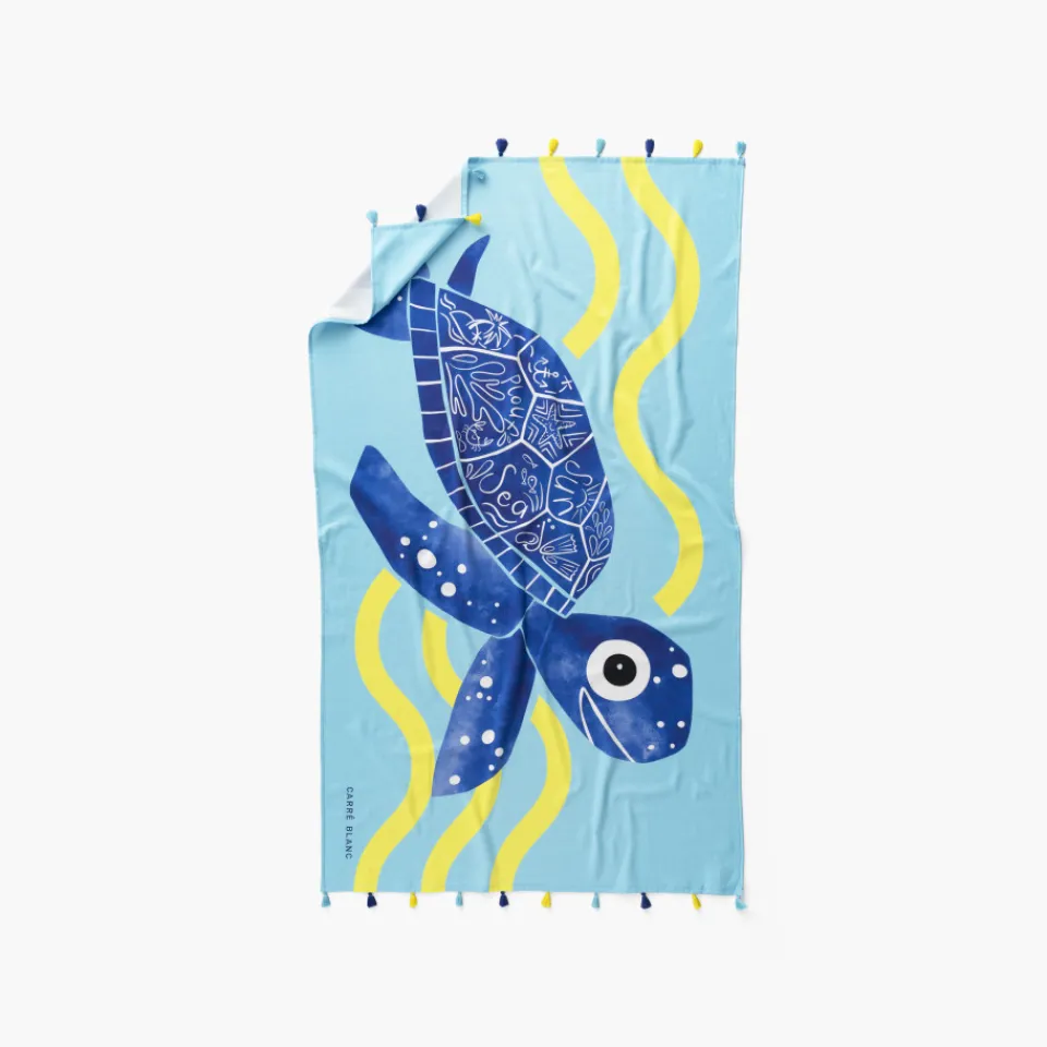 Carré Blanc Fouta coton Lulu enfant| La Plage