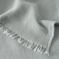 Carré Blanc Fouta coton Pyla glacier| La Plage