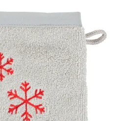 Carré Blanc Gant de toilette coton Artica perle|Enfant Gants De Toilette
