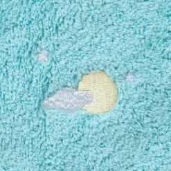 Carré Blanc Gant de toilette coton Atlantis lagon|Enfant Gants De Toilette