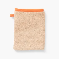 Carré Blanc Gant de toilette coton bio Safari|Enfant Gants De Toilette