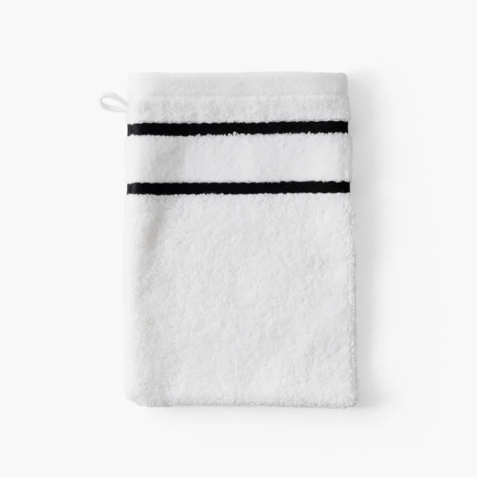 Carré Blanc Gant de toilette coton Danaïde|Homme Coffrets Cadeaux|Gants De Toilette