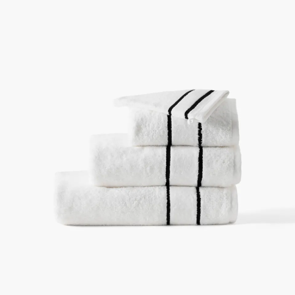 Carré Blanc Gant de toilette coton Danaïde|Homme Coffrets Cadeaux|Gants De Toilette