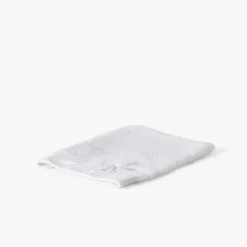 Carré Blanc Gant de toilette coton et viscose de bambou Equinoxe neige| Gants De Toilette