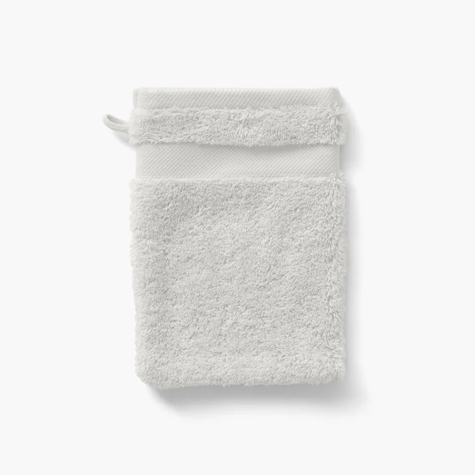 Carré Blanc Gant de toilette coton Lola II perle| Gants De Toilette