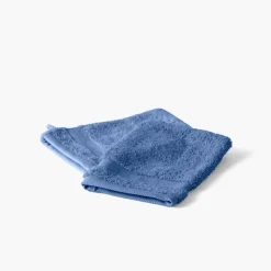 Carré Blanc Gant de toilette coton Lola II encre| Gants De Toilette