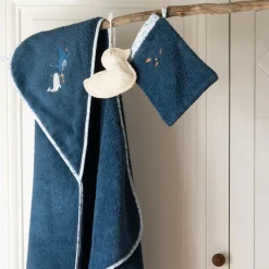 Carré Blanc Gant de toilette coton Océanos|Enfant Gants De Toilette