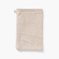 Carré Blanc Gant de toilette coton Récif sable| Gants De Toilette