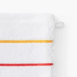 Carré Blanc Gant de toilette coton Rosella blanc| Gants De Toilette