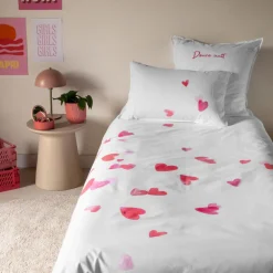 Carré Blanc Housse de couette coton Adore enfant|Enfant Housses De Couette