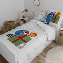 Carré Blanc Housse de couette coton bio Tadam enfant|Enfant Housses De Couette|Nouveautés Bébénew