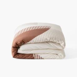 Carré Blanc Housse de couette coton Cadaques| Housses De Couette