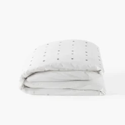 Carré Blanc Housse de couette coton Dotsy|Homme Coffrets Cadeaux|Housses De Couette