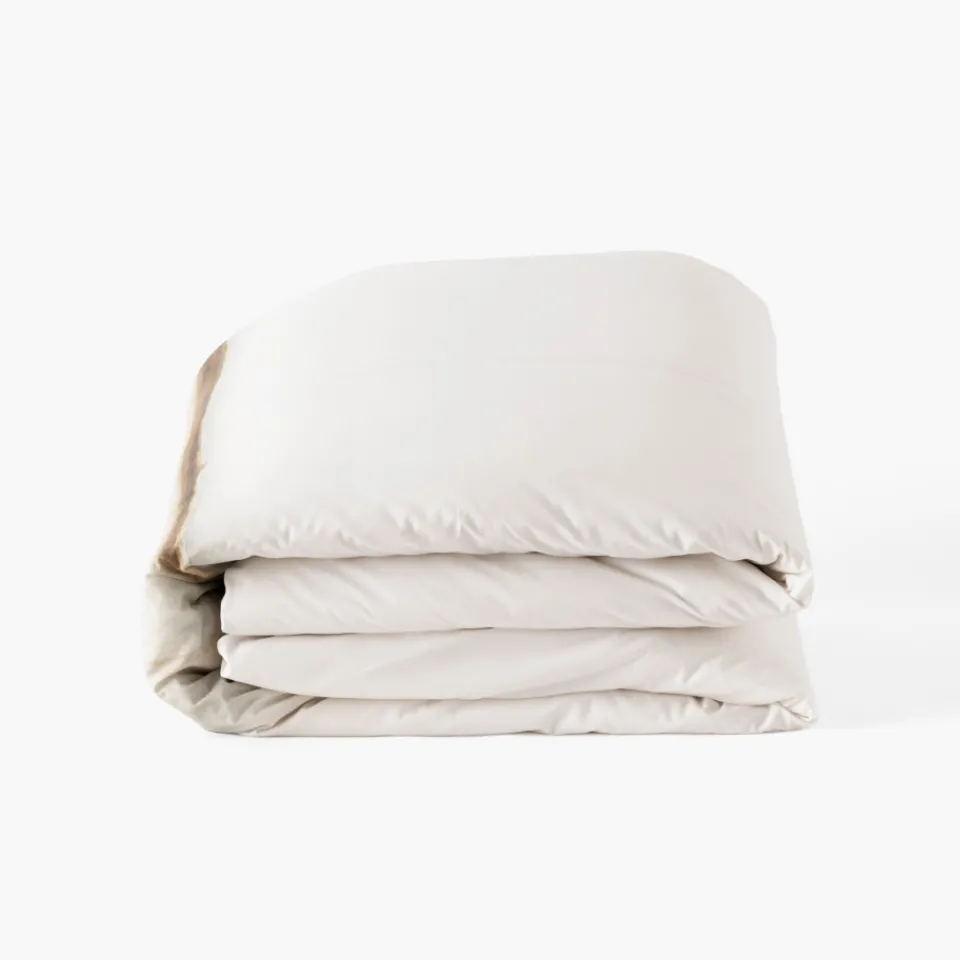 Carré Blanc Housse de couette coton Horizons| Housses De Couette