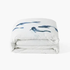 Carré Blanc Housse de couette coton Hypnotic enfant|Enfant Housses De Couette