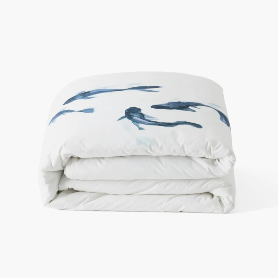 Carré Blanc Housse de couette coton Hypnotic enfant|Enfant Housses De Couette