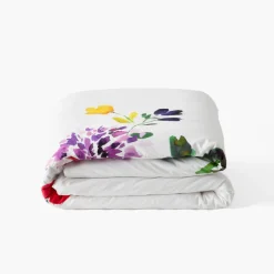 Carré Blanc Housse de couette coton Rosella|Femme Coffrets Cadeaux|Housses De Couette