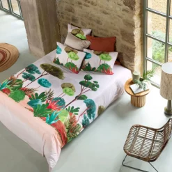 Carré Blanc Housse de couette coton Villasol| Housses De Couette