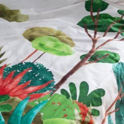 Carré Blanc Housse de couette coton Villasol| Housses De Couette