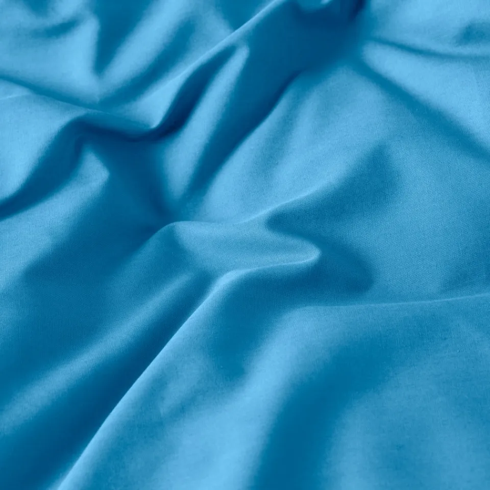 Carré Blanc Housse de couette enfant percale de coton Neo azur|Enfant Housses De Couette