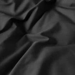 Carré Blanc Housse de couette percale de coton Neo anthracite| Housses De Couette