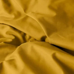 Carré Blanc Housse de couette percale de coton Neo curry| Housses De Couette