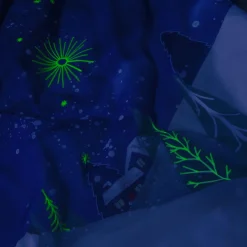 Carré Blanc Housse de couette phosphorescente coton Stellaire enfant|Enfant Housses De Couette|Nouveautés Bébénew