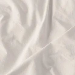Carré Blanc Housse de couette pur coton lavé biologique Souffle vanille| Housses De Couette