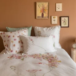 Carré Blanc Housse de couette pur coton lavé biologique Ô Gaïa| Housses De Couette