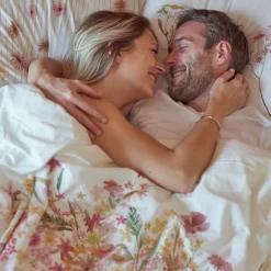 Carré Blanc Housse de couette pur coton lavé biologique Ô Gaïa| Housses De Couette