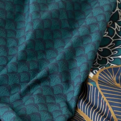 Carré Blanc Housse de couette réversible percale de coton Papyrus| Housses De Couette