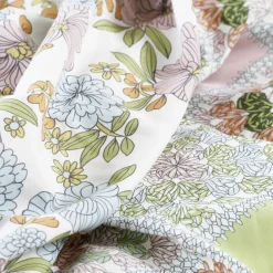 Carré Blanc Housse de couette réversible pur coton Méli-Mélo| Housses De Couette