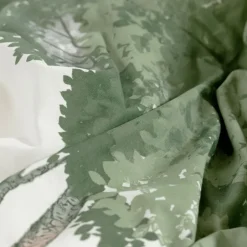 Carré Blanc Housse de couette réversible percale de coton lavée biologique Monarbre| Housses De Couette