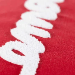 Carré Blanc Housse de coussin coton Monamour| Housses De Coussin