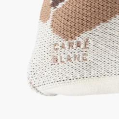 Carré Blanc Housse de coussin coton Ysée ivoire|Femme Housses De Coussin|Coffrets Cadeaux