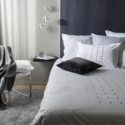 Carré Blanc Housse de coussin polaire Oslo anthracite|Homme Housses De Coussin|Coffrets Cadeaux