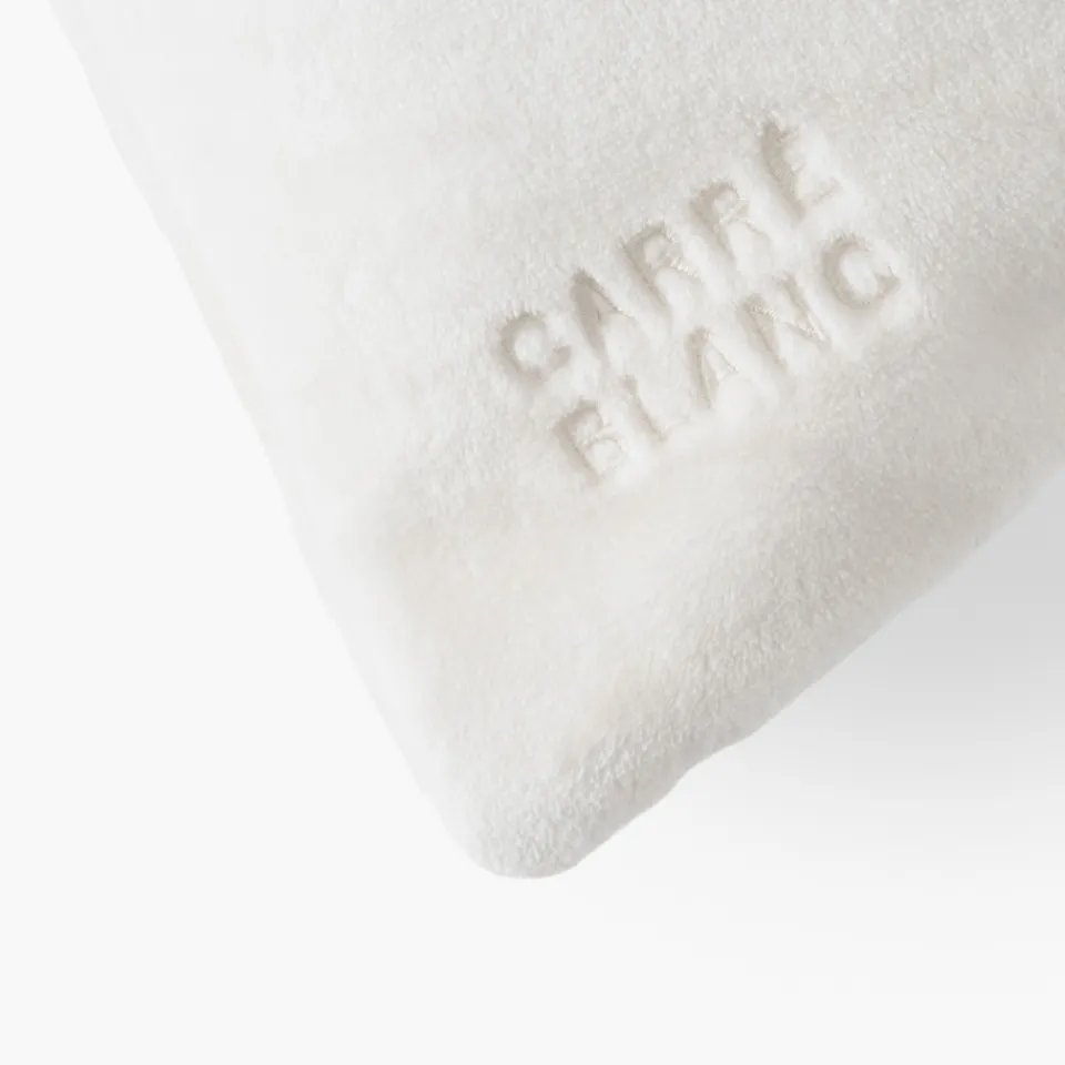 Carré Blanc Housse de coussin polaire Oslo ivoire|Femme Coffrets Cadeaux|Housses De Coussin