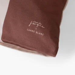 Carré Blanc Housse de coussin Safi dune| Housses De Coussin