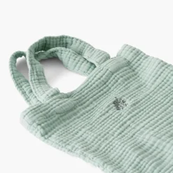 Carré Blanc Maxi lange gaze de coton bio Jardine amande|Enfant Accessoires