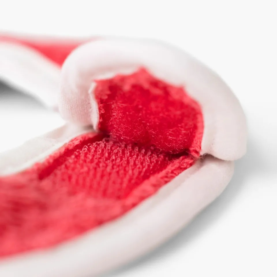 Carré Blanc Mini bavoir coton Atlantis corail|Enfant Bavoirs & Mini-bavoirs