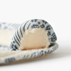 Carré Blanc Mini bavoir coton bio Dandine paille|Enfant Bavoirs & Mini-bavoirs