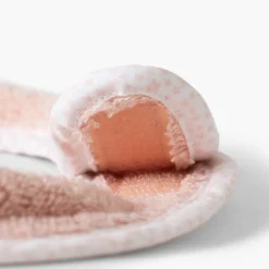 Carré Blanc Mini bavoir coton bio Illumine vieux rose|Enfant Bavoirs & Mini-bavoirs