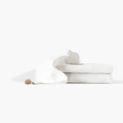 Carré Blanc Nappe coton Mykonos blanc| Nappes