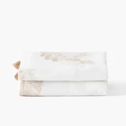 Carré Blanc Nappe coton Mykonos blanc| Nappes