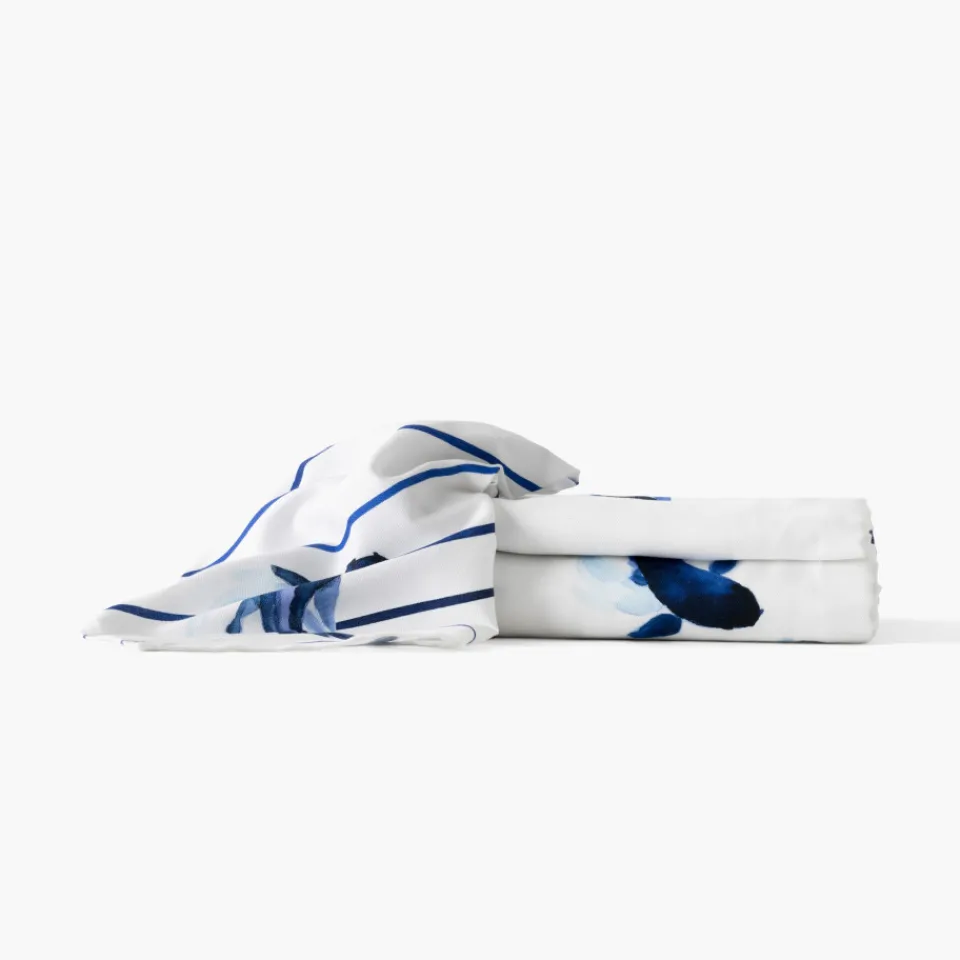 Carré Blanc Nappe rectangulaire coton Symphony blanc| Nappes